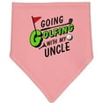 thumbnail image 2 of Inktastic Going Golfing with My Uncle Kids Golf Baby Bandana Bib, 2 of 4