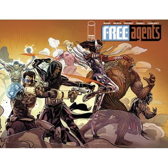 Collectible Free Agents #1 Cvr A Stephen Mooney Wraparound Image Comics Comic Book