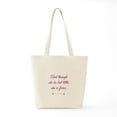 thumbnail image 6 of CafePress - And Though She Be But Little She Is Fierce Tote Ba - Unisex Canvas Tote Bag, Beige, 1-Piece, 6 of 7
