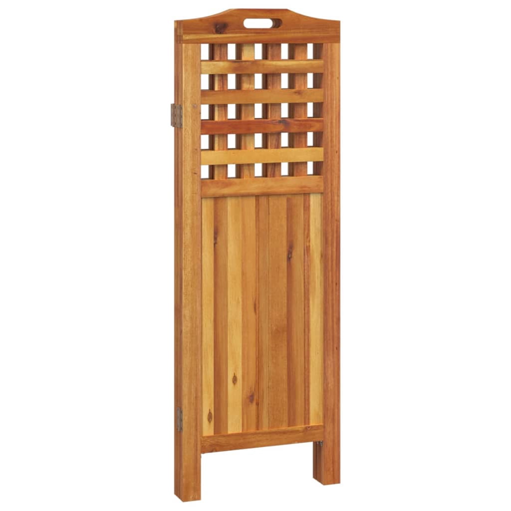 vidaXL 3-Panel Room Divider 47.8"x0.8"x70.9" Solid Wood Acacia