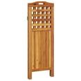 thumbnail image 5 of vidaXL 3-Panel Room Divider 47.8"x0.8"x70.9" Solid Wood Acacia, 5 of 34