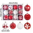 thumbnail image 3 of Fmbmuo 12 Pack Christmas Tree Decorations , Christmas Tree Ornaments Big Balls for Indoor Outdoor Decor Festive Party Supplies Gift, 3 of 7