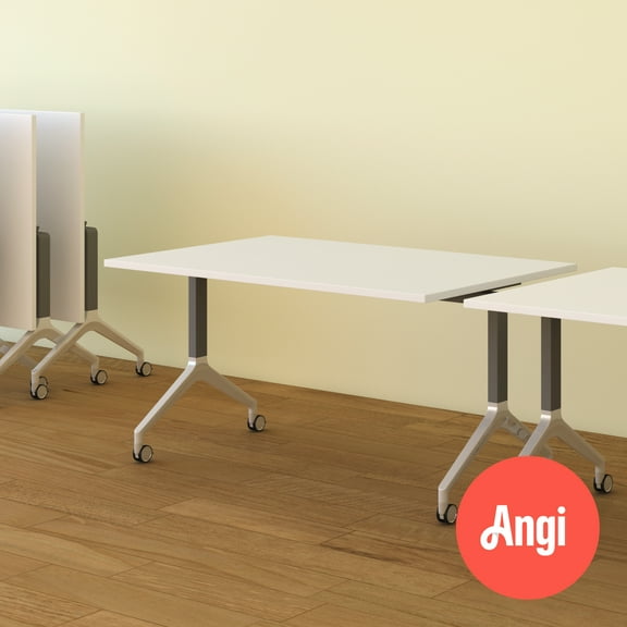 Office Folding Table & Chair Assembly