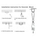 thumbnail image 3 of Eigraketly Kit para colgar hamacas, perchas para columpios para sillas colgantes, para hamaca, porche, columpio, saco de arena y asiento de Yoga Veranda Herramientas y ferretería Eigraketly TO001104-00, 3 of 6