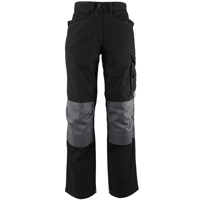 Alexandra - Pantalones de Trabajo Holster para Mujer (Negro/Gris)