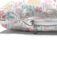 thumbnail image 4 of Animal Pet Bed, Cartoon Style Print of Pastel Toned Cats Birds Pattern on Plain Backdrop, Resistant Pad for Dogs and Cats Cushion with Removable Cover, 24" x 39", White and Multicolor, by Ambesonne, 4 of 4