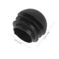 thumbnail image 2 of unbranded 30Ud Protector De Patas Para Muebles Con Tapón Plástico Negro Multicapa Resistente, 2 of 8