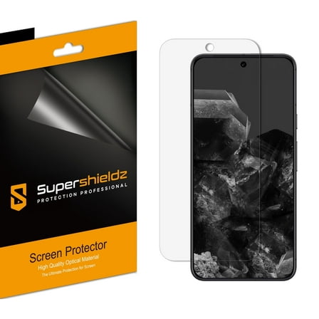 (3 Pack) Supershieldz Designed for Google Pixel 9 Pro/ Pixel 10 Pro Screen Protector, High Definition Clear Shield (PET)