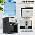 thumbnail image 2 of Miumaeov Top Loading Water Cooler Dispenser Desktop Electric Hot Cold Water Dispenser, 2 of 9