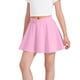 thumbnail image 1 of Niñas Pequeñas Conjuntos Cortos Elásticos de la Cintura Lateral Bolsillo Suelto Sólido Deportivo Skort Verano Casual, Vestido Corto de Verano, 1 of 8