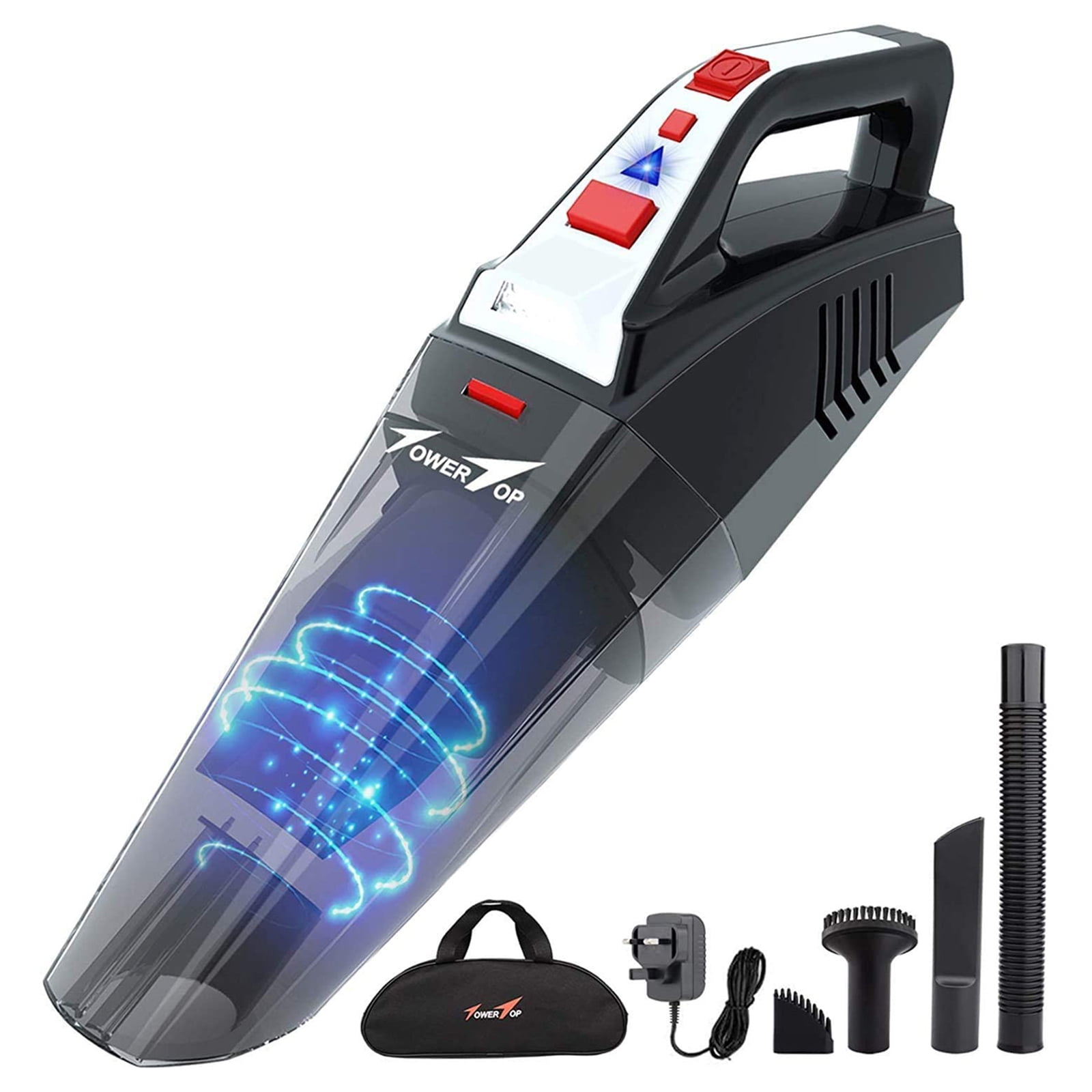 Towertop Car Vacuum Cleaner Rechargeable, Cordless Handheld Vacuum for
