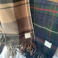 thumbnail image 5 of Prolriy Scarf for Women Wool Feel Scarf Warm Soft Lightweight Scottish Scotland Check Tartan Plaid for Men Women Kids Womens Scarves Green, 5 of 6