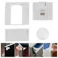 thumbnail image 3 of KONTONTY 10Pcs Adhesive Magnetic Locks for Cabinets in White ABS, 3 of 8