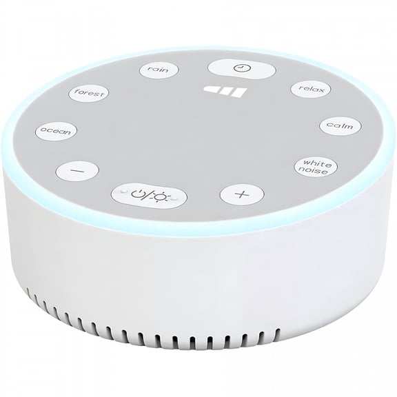 GJX Portable White Noise Machine with 6 Soothing Sounds for Sleep,Travel and Home