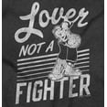 thumbnail image 2 of Popeye the Sailor Loves Not a Fighter Women's Long Sleeve T Shirt Brisco Brands S, 2 of 6