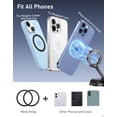 thumbnail image 4 of WWS-Phone Holder Car for MagSafe, [20xN52 Strong Magnets] Magnetic Car Phone Holder Mount - 360° Rotation, Upgraded Ultra Stable Suction Cup for iPhone 16/15/14 & Others with Metal Plate, 4 of 4