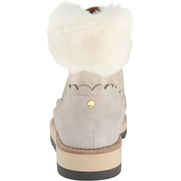 Kate Spade New York Maira Combat Boots Off White 10