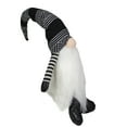 thumbnail image 3 of Northlight Plush Gnome with Striped Arms Christmas Figure - 28" - Black and White, 3 of 4