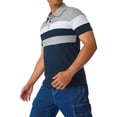 thumbnail image 4 of Txlixc Camisetas casuales para hombres, laptops ajustados con rayas de color de manga corta Txlixc moda, 4 of 9