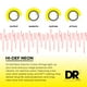 thumbnail image 3 of Cuerdas para guitarra eléctrica DR Strings HI-DEF NEON NWE-9/46, 3 of 8