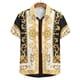 thumbnail image 3 of Camisas con estampado 3D de textura de lujo para hombres, ropa de moda para vacaciones, blusas de calle para hombres, blusa de solapa de verano de manga corta, top Y2k, 3 of 5