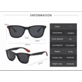 thumbnail image 3 of Lentes De Sol Deportivas Polarizadas Anti-uv De Moda Hombre Color de la lente Gris Color de la varilla Negro Color del armazón Negro Diseño Negro- Loho Tech, 3 of 5