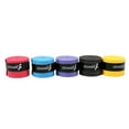 thumbnail image 4 of Graflsoa 5-Piece Multi-Color PU Racket Overgrips for Enhanced Grip and Comfort, Moisture-Wicking, Vibration Dampening, Suitable for Tennis, Badminton, Fishing Rods, and Bike Handlebars, 4 of 5