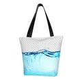 thumbnail image 1 of Disketp Crystal Clear Water Splash for Women’s Casual Shoulder Tote Bag Cross-body Handbags for Shopping, Travel and Daily Use, 1 of 6