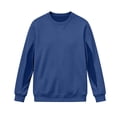 thumbnail image 4 of Sweatshirts for Boys Solid Color Zip Sleeve Crewneck Pullover Top Pocket Casual Boys Sweatshirts Size 4-5Y, 4 of 4
