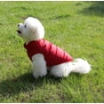 thumbnail image 6 of 1Piece 2 Layers Fleece Lined Warm Dog Jacket for Puppy Winter Cold Weather,Soft Windproof Small Dog Coat, 6 of 7