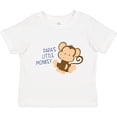 thumbnail image 3 of Inktastic Papa's Little Monkey Boys or Girls Toddler T-Shirt, 3 of 5