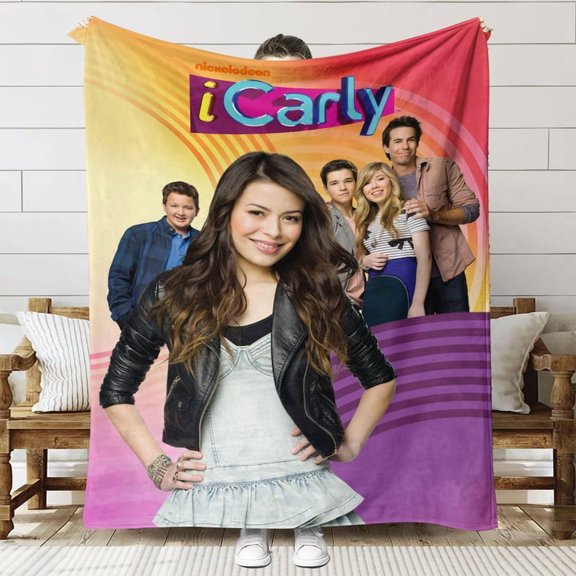 icarly Throw Blanket Gifts for Fans Lover Girls Boys Women Present Hoodie Him Bed 60"x80"