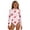 Multicolor-6, variant on BaoFuBaoMei Swimsuit for Girls 1 Piece Half Zip Long Sleeve Bathing Suit Floral Printed Full Coverage Swimwear Summer Vacation Swim Set