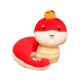 thumbnail image 4 of Serpiente de peluche, juguete de peluche, adorable, abrazable, decorativo, para decoración del hogar, serpiente cómoda. rojo, 4 of 9