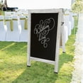 thumbnail image 6 of Excello Global Products Heavy-Duty Sidewalk Chalkboard Standing Sign A-Frame, White - EGP-CKB-0015, 6 of 9