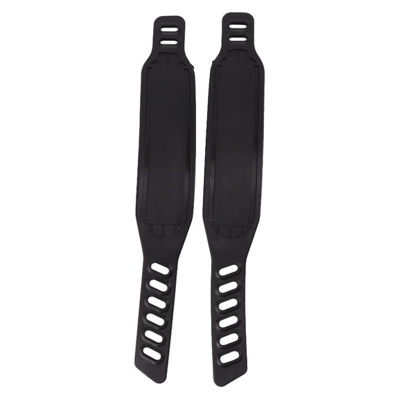 Suodoka 2‑Pack Adjustable Plastic Bike Pedal Straps – Universal Toe Clips for Home & Gym Cycling (1 Pair)