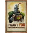 thumbnail image 1 of Dark Souls i Want You For A Warrior of Sunlight Movie Game Posters Para sala de estar, pintura en lienzo, arte, decoración de pared del hogar, 1 of 4