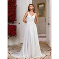 thumbnail image 5 of Wedding Dresses for Bride Unique Lace Beautiful Layers Tulle A Line Dreamy Beach Wedding Gowns, 5 of 8