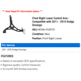 thumbnail image 2 of Front Right Lower Control Arm - Compatible with 2011 - 2015 Dodge Durango 2012 2013 2014, 2 of 2