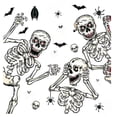 thumbnail image 1 of Moyic Pegatinas de esqueleto de Halloween, pegatinas para ventana, pegatinas para puerta de pared de cristal para decoración de fiesta de Halloween Decoración del hogar Moyic HA036937-00, 1 of 6