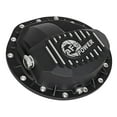 thumbnail image 2 of aFe Power 46-70362 Pro Series Differential Cover; Rear; 4 Qt. Lube Capacity; Black w/Machined Fins; For Use w/9.5-14 Bolt Pattern; Fits select: 2016-2019 NISSAN TITAN XD, 2 of 5