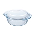 thumbnail image 2 of Creatine High Borosilicate Glass Double Handle Soup Saucepan With Lid Stovetop And Oven Cookware For Kitchen (4 Styles Size), 2 of 4