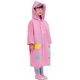 thumbnail image 3 of Chubasquero para niños Poncho para niños Chubasquero para niños Traje de lluvia para niños Ropa de lluvia liviana Reutilizable reflectante con capucha, Sirena, 3xl Feliz Sencillez, 3 of 5