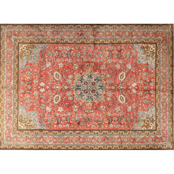 Ahgly Company Indoor Rectangle Traditional Red Persian Area Rugs, 5' x 8'