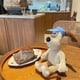 thumbnail image 1 of Plush Puppy Toy Animated Cartoon Cut Short Plushie Dog Home Decor Adornment Dolls Blue Hat, 1 of 4