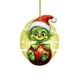 thumbnail image 1 of the Grinch Christmas Decor Horror Movie Theme Pendant,8cm Creative Xmas Flat Hanging Ornament Christmas Tree Pendants Craft Collection,Xmas Party Tree Decor,Birthday Gift For Boys Girls, 1 of 2