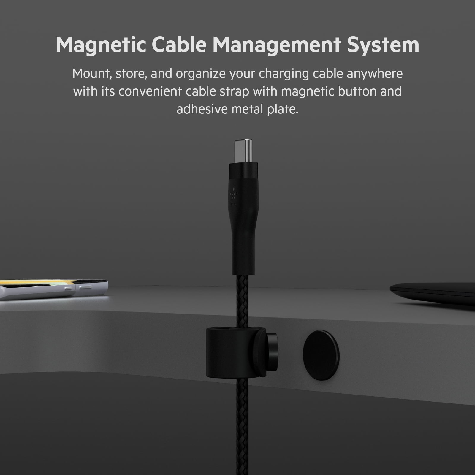 Belkin BoostCharge Pro Flex Braided USB-C to USB-C Charger Cable (1M/3.3ft), USB-IF Fast Charging Cable for iPhone 16 Series, Macbook Pro, iPad Pro, Galaxy S25, S24, Nintendo Switch 2 & More - Black