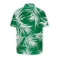 thumbnail image 5 of Horkkom Mens Hawaiian Shirts Short Sleeve Casual Button Down Shirt Palm Tree Print Beach Shirts, 5 of 6