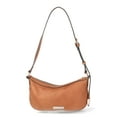 thumbnail image 2 of Jessica Simpson Woman's Jessie Shoulder Handbag, Cognac & Faux Shearling, 2 of 4