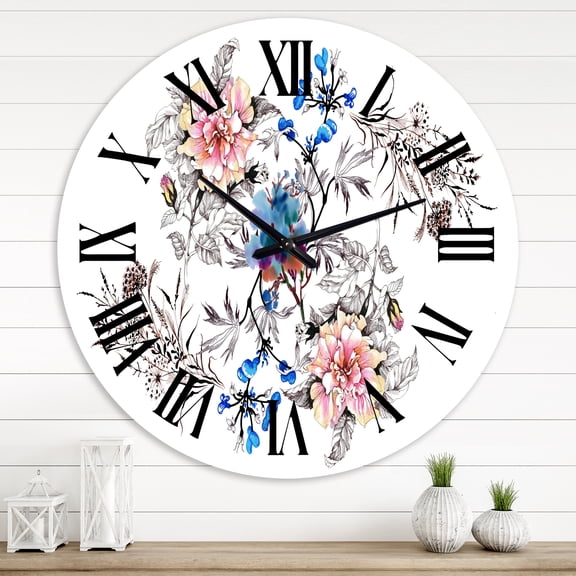 Designart 1 in Traditional Wall Clock